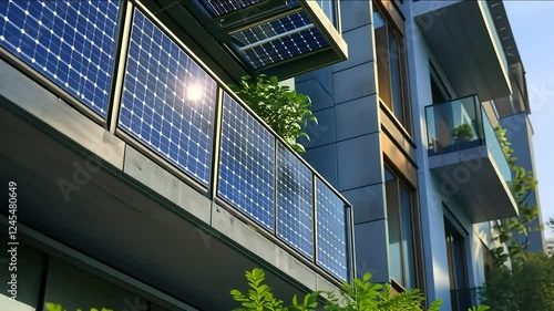 Innovative urban living: solar-powered balconies for sustainable city lifestyles