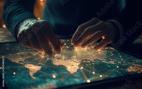 tablets using a global map tablet