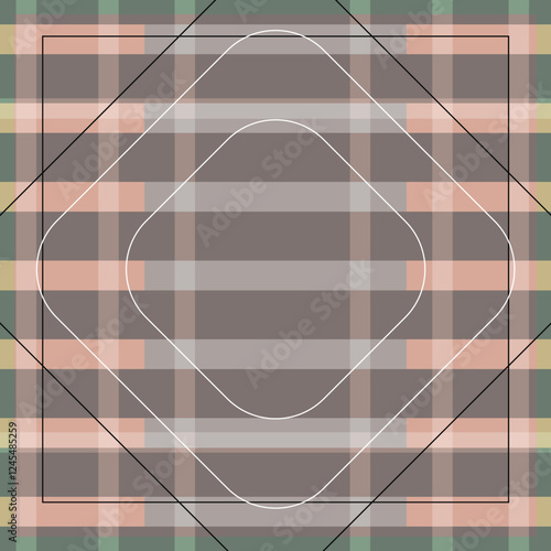 Tartan check plaid pattern. Seamless simple textured dark plaid vector illustration for flannel shirt, blanket, duvet cover, other textile print.