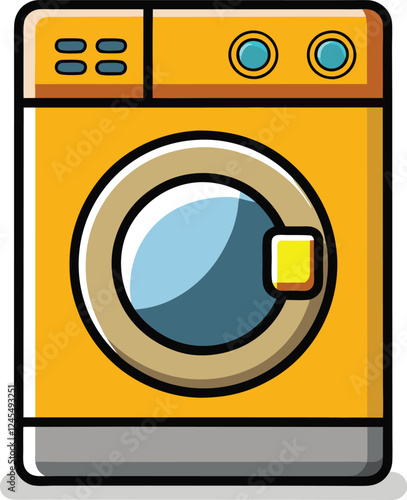 washing machine vector 