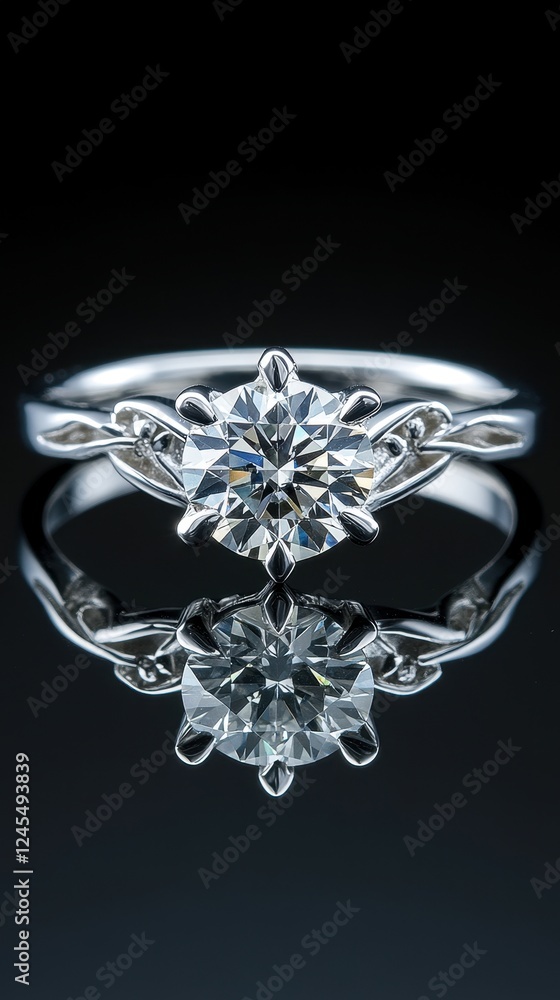 Brilliant Diamond Engagement Ring: A Symbol of Everlasting Love Brilliant Diamond Engagement Ring: A Symbol of Everlasting Love