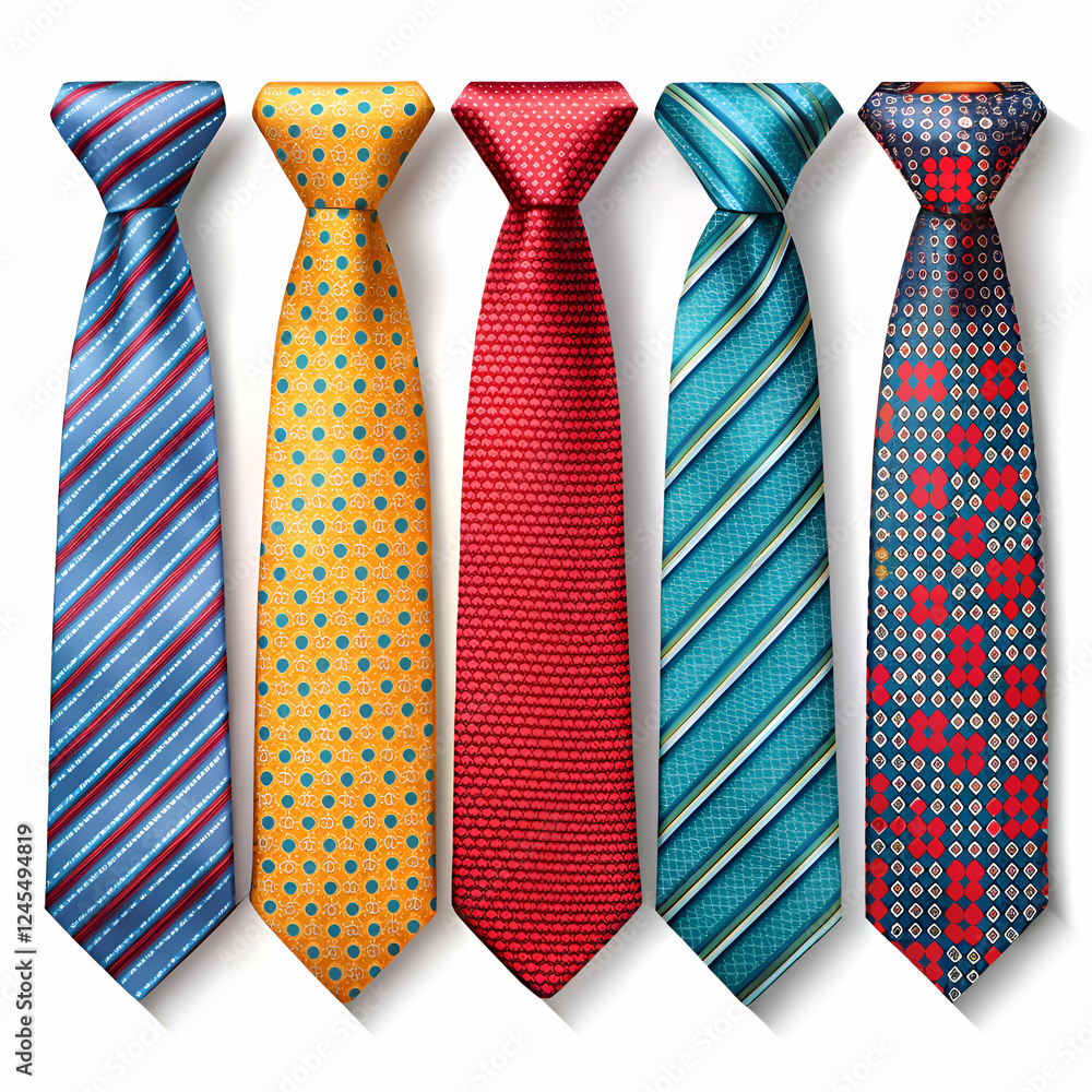 A Collection of Elegant Men's Neckties. Classic and Modern Designs A Collection of Elegant Men's Neckties. Classic and Modern Designs