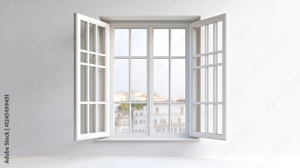 A blank white background with a window is perfect for mockups or templates in stock photography. A blank white background with a window is perfect for mockups or templates in stock photography.