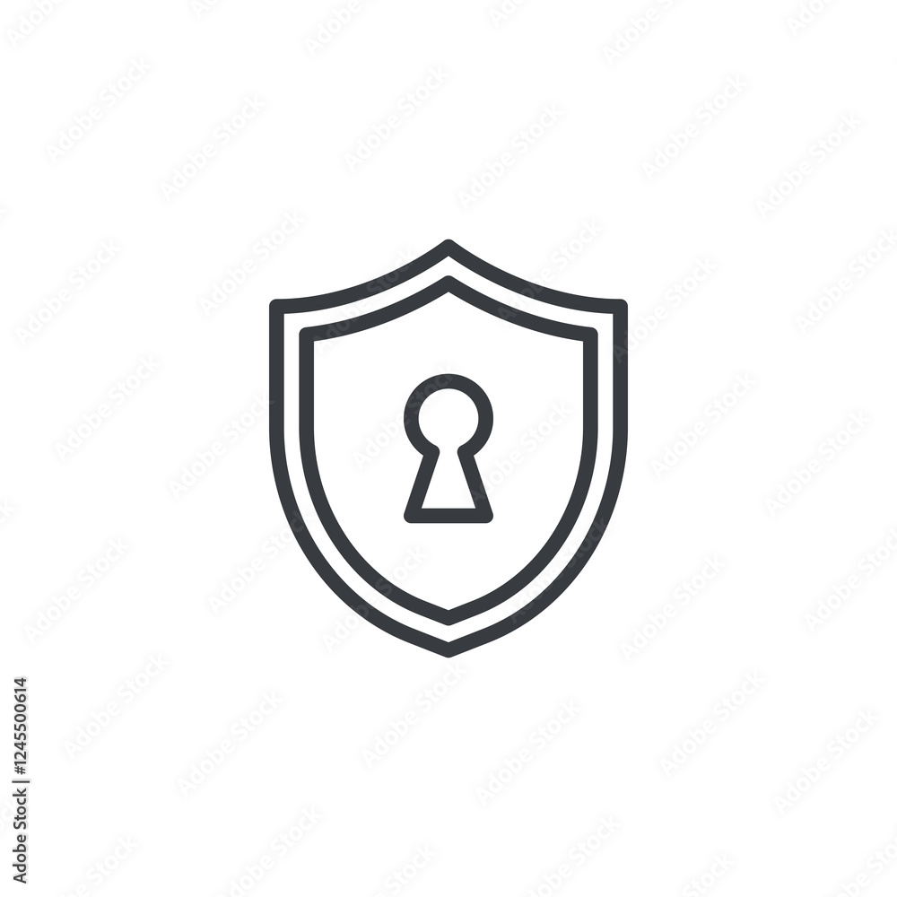 Cyber security line icon Cyber security line icon