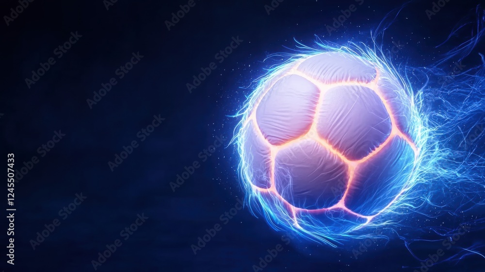 Fototapeta premium Powerful and Energetic Volleyball Spike Moment Showcasing the Dynamic Intensity and Motion of the Sport