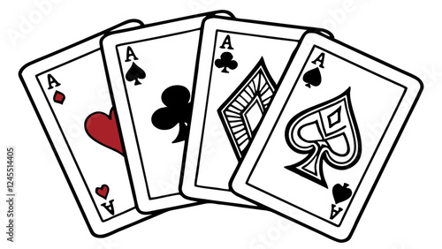 royal flush poker cards