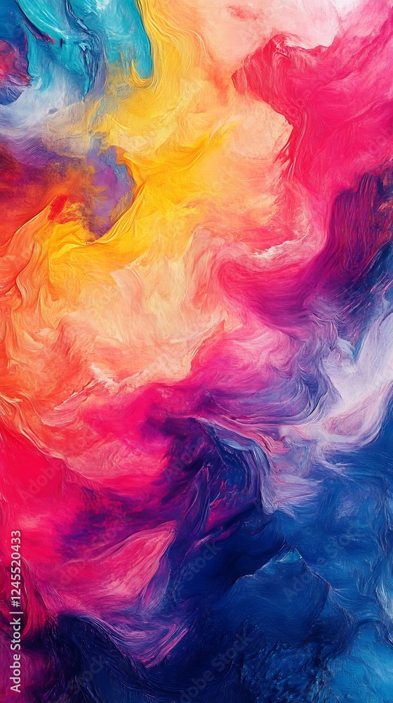 modern abstract painting with striking color contrasts picture modern abstract painting with striking color contrasts picture