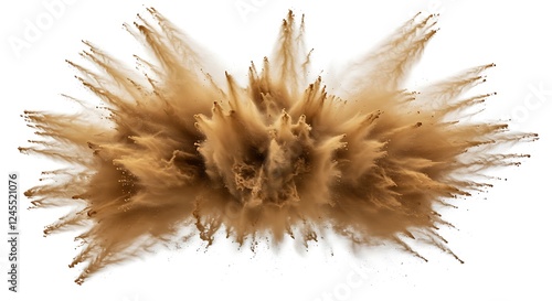 Dramatic Sand Explosion Cloud Photo High Resolution Image