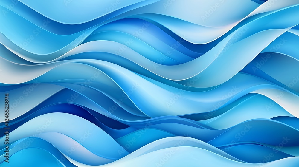 Abstract Blue Wave Background Texture Design Abstract Blue Wave Background Texture Design