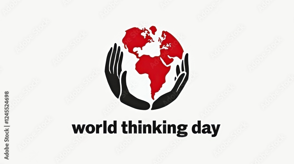 World thinking day a girl helping save the world through knowledge and compassion World thinking day a girl helping save the world through knowledge and compassion
