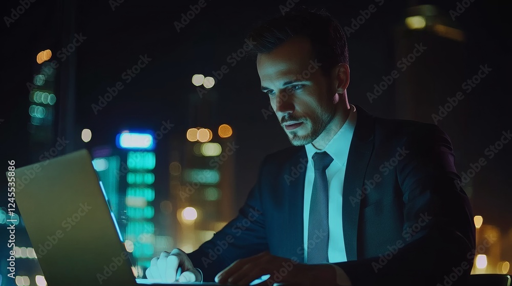 Businessman using laptop computer analyzing sales data and financial growth graph chart report. Business planning, strategy and development. Financial accounting. market research, data analysis Businessman using laptop computer analyzing sales data and financial growth graph chart report. Business planning, strategy and development. Financial accounting. market research, data analysis
