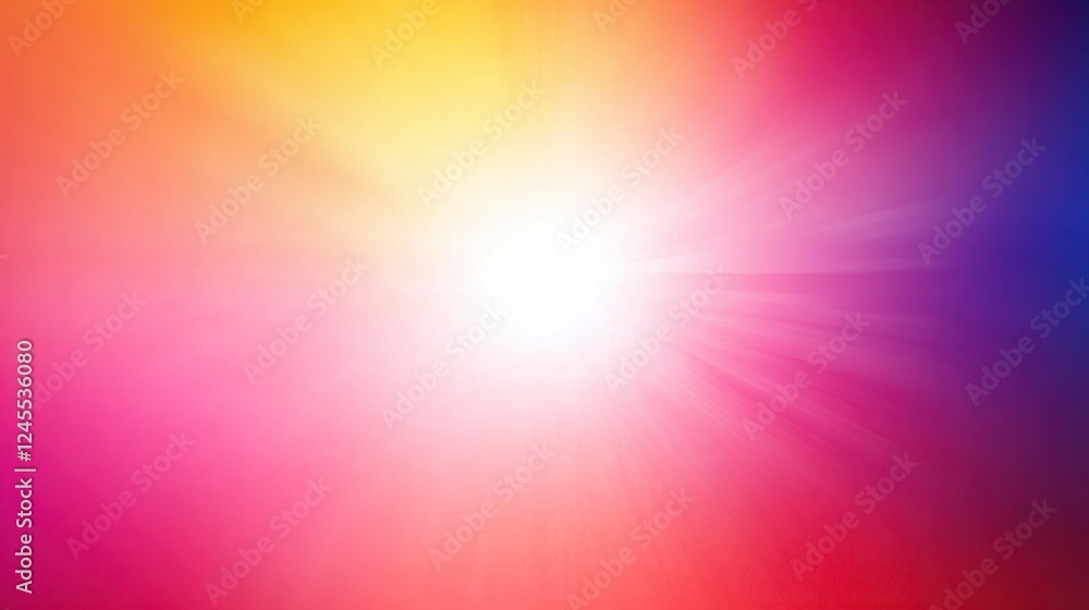 Colorful light burst background, radiant glow, vibrant hues, website design Colorful light burst background, radiant glow, vibrant hues, website design