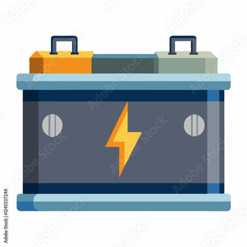 Battery Charger icon illustration on a white background