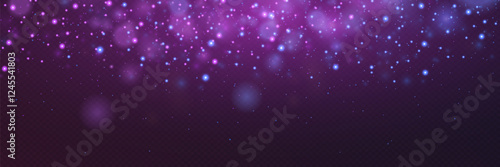 Magic light particles of light. Sparkling magical dust particles.