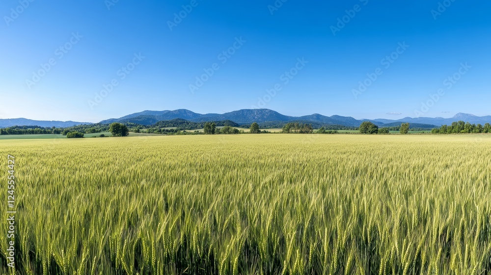 Wheat in the wheat field