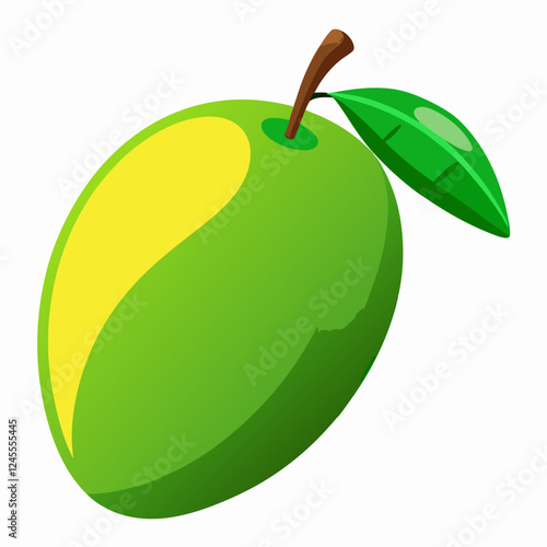 Green Mango Vector and illustration