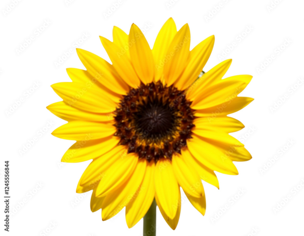sunflower isolated on white background