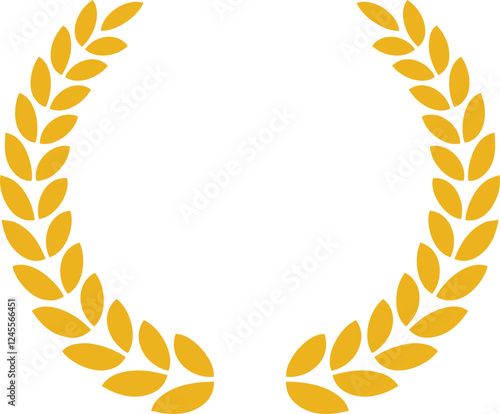 golden laurel wreath