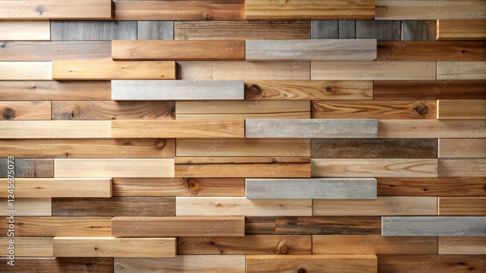 Rustic Wooden Wall Paneling A Textured Composition of Reclaimed Lumber in Varied Shades and Grain Patterns Rustic Wooden Wall Paneling A Textured Composition of Reclaimed Lumber in Varied Shades and Grain Patterns
