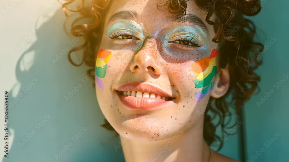 The Vibrant Face Art The Vibrant Face Art