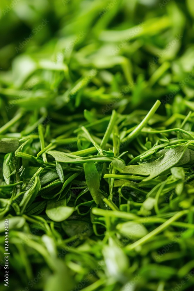 Fresh Green Microgreens Background Texture Fresh Green Microgreens Background Texture