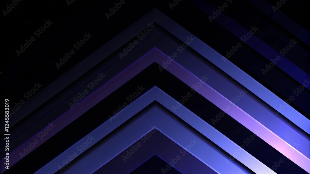 Obraz premium 3d rendering of purple and blue abstract architecture background. Cyberpunk concept. Scene for advertising, technology, hi-tech, showroom, banner, game, E-sport, business, luxury. Sci-Fi Illustration