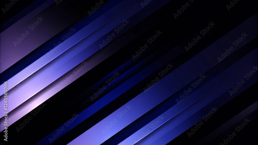 Obraz premium 3d rendering of purple and blue abstract architecture background. Cyberpunk concept. Scene for advertising, technology, hi-tech, showroom, banner, game, E-sport, business, luxury. Sci-Fi Illustration