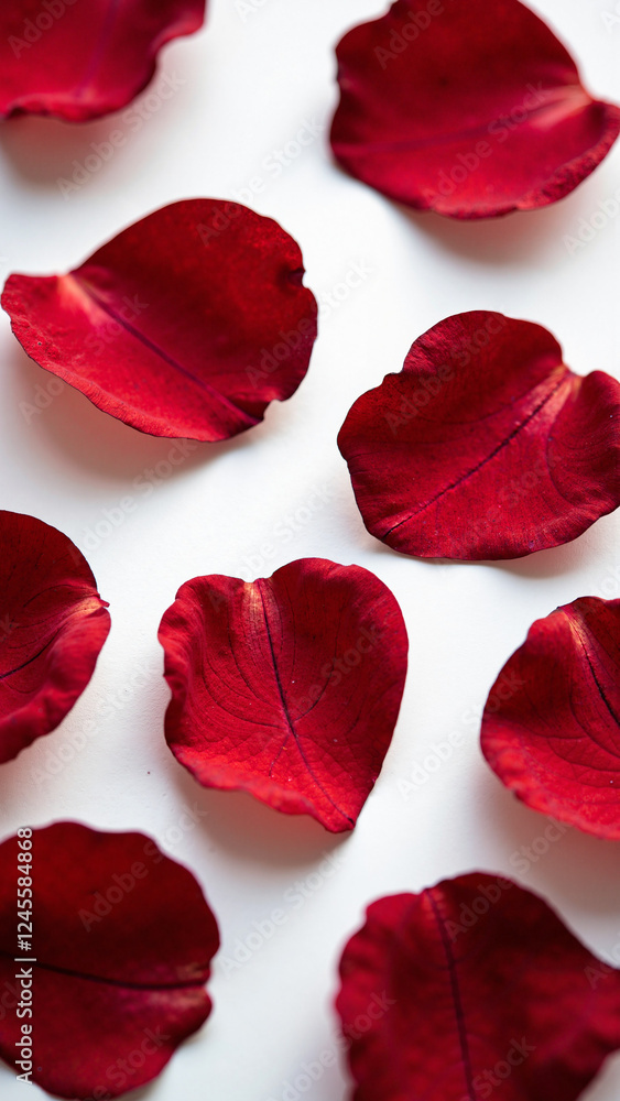 Vibrant Red Rose Petals Isolated on White: Versatile Floral Elements for Wedding, Beauty, and Lifestyle Branding Vibrant Red Rose Petals Isolated on White: Versatile Floral Elements for Wedding, Beauty, and Lifestyle Branding