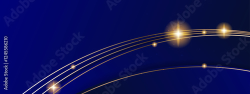 Modern dark blue gradient geometric background for web design, flyers, and branding projects