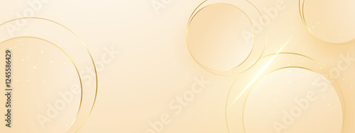 beige elegant geometric gradient background in soft color minimalist style, suitable for graphic visuals, digital design, and business project