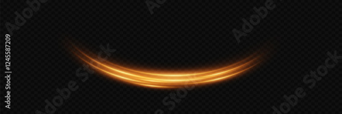 Fotografie Neon gold speed lines
