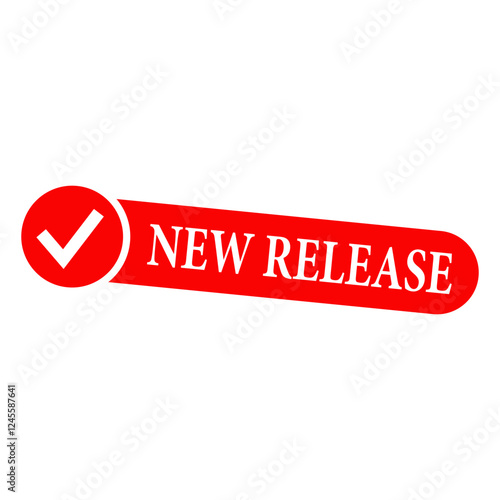 new release stamp icon vector design templates
