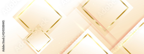 gold gradient geometric background in soft color tones, ideal for presentation slides, website design, or promotional material