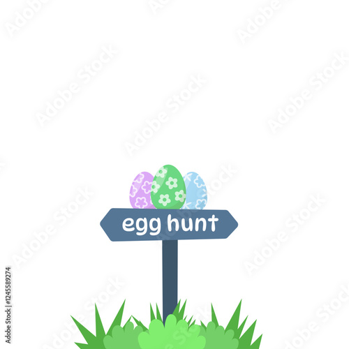 eatser egg hunt sign