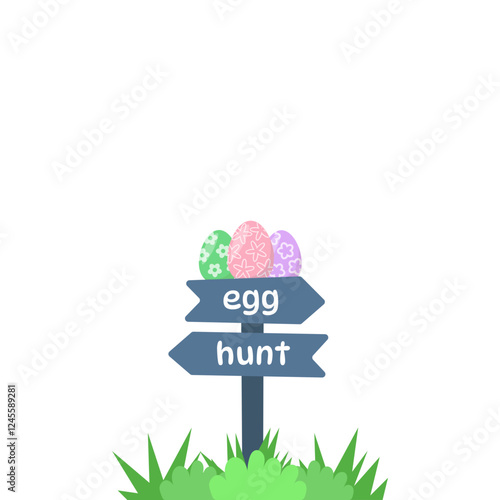 eatser egg hunt sign