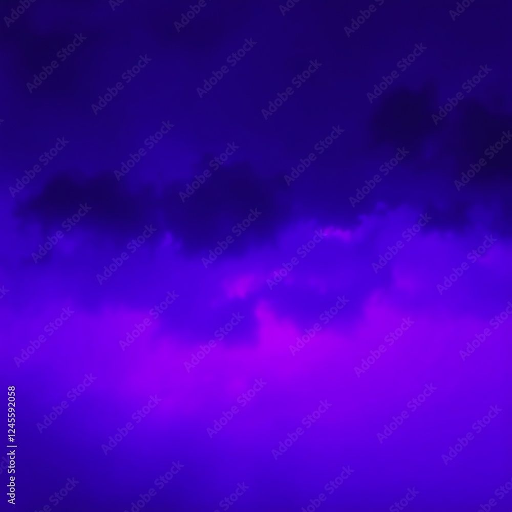 Vibrant twilight sky displaying rich shades of purple and blue Vibrant twilight sky displaying rich shades of purple and blue