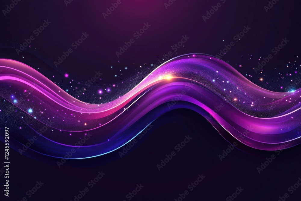 Elegant logo and stylish greeting card design showcasing flowing curves for festive celebrations and new year wishes, ideal for personal and business use