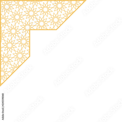 islamic corner pattern