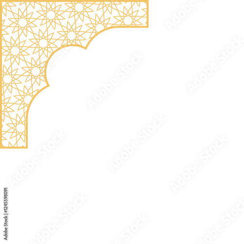 islamic corner pattern