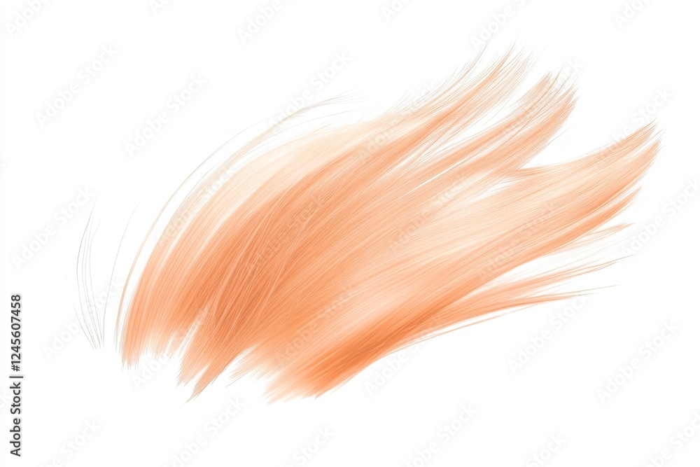 Warm peach brushstroke for cozy and inviting visuals Warm peach brushstroke for cozy and inviting visuals
