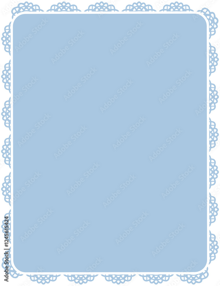 Lace Border Rectangle Frame Lace Border Rectangle Frame