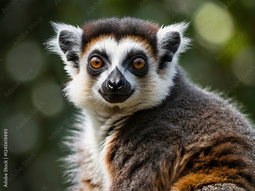 Fototapeta premium ring tailed lemur catta