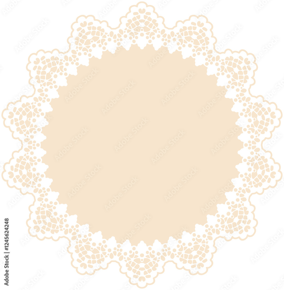 Lace Round Frame
Lace Round Frame