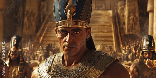  Pharaoh, the Ruler of Egypt Who Enslaved the Israelites and Defied God's Commands, Resulting in the Ten Plagues