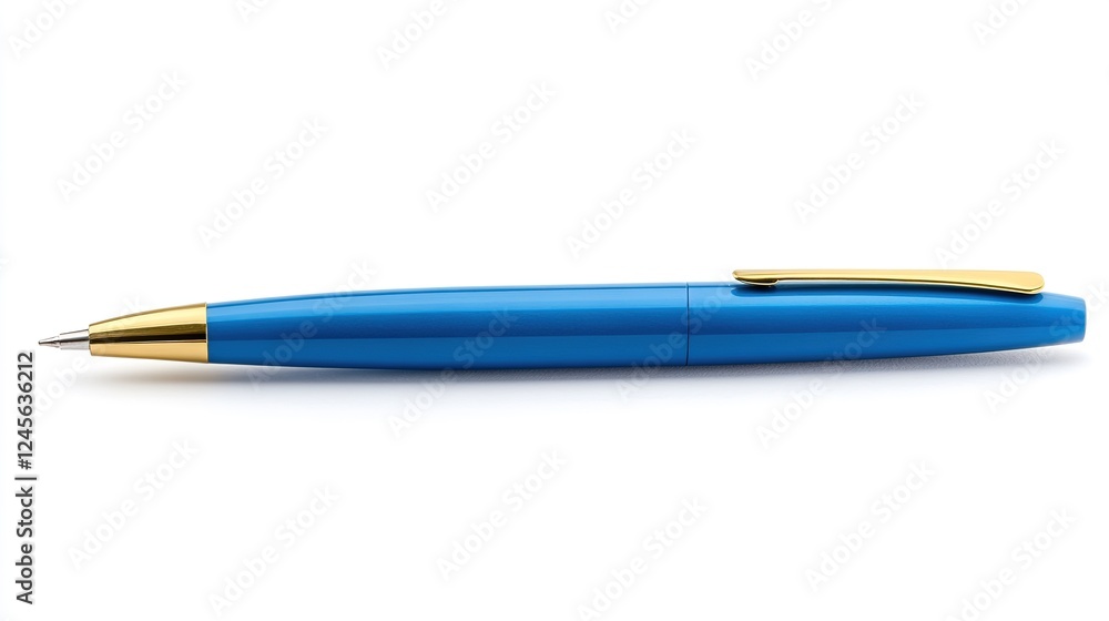 Stylish Pen Isolated on White Background. Perfect for Stationery and Design Elements Stylish Pen Isolated on White Background. Perfect for Stationery and Design Elements