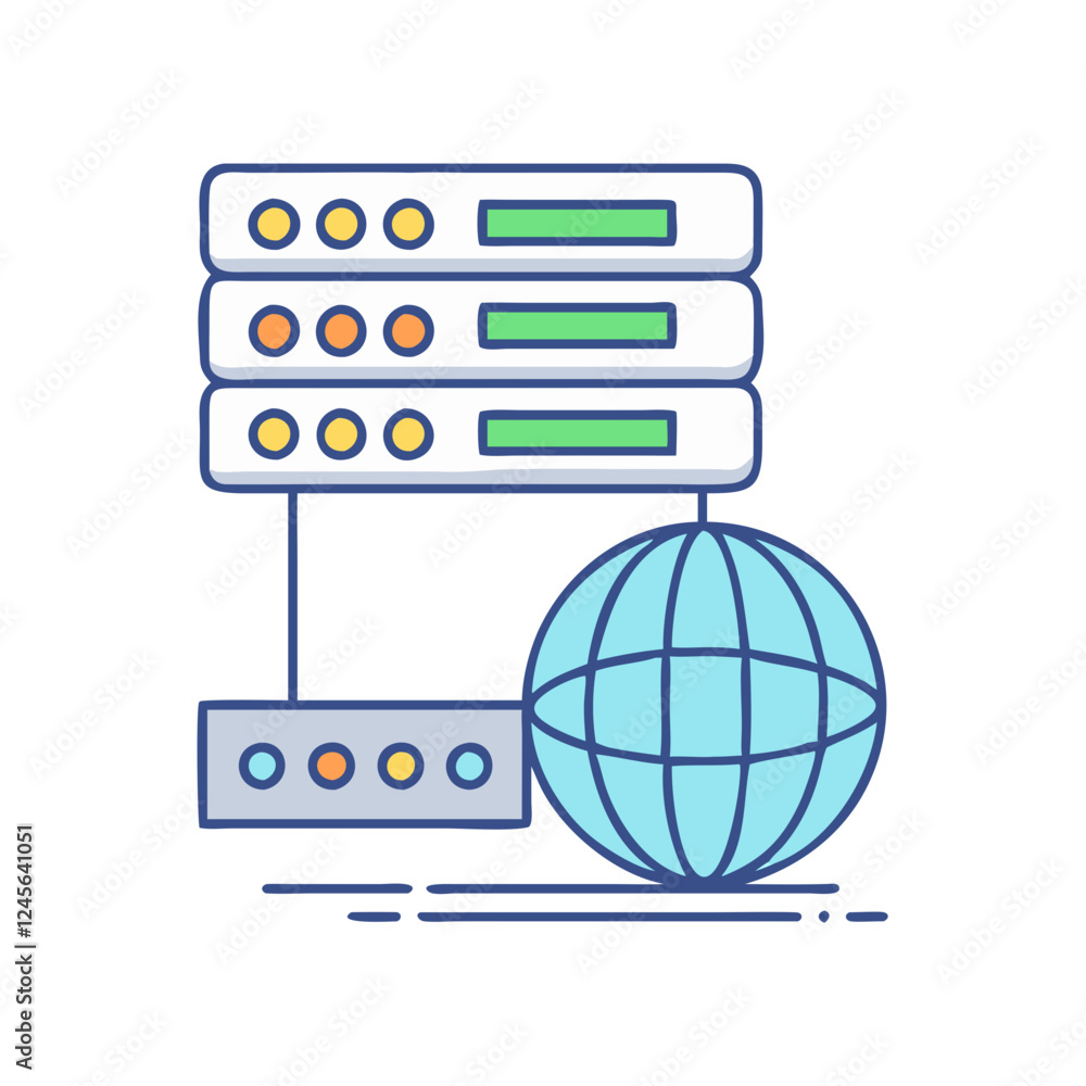 dns server icon, dns server vector illustration-simple illustration of dns server , perfect for dns server logos and icons dns server icon, dns server vector illustration-simple illustration of dns server , perfect for dns server logos and icons
