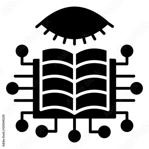Unsupervised Learning Glyph Icon