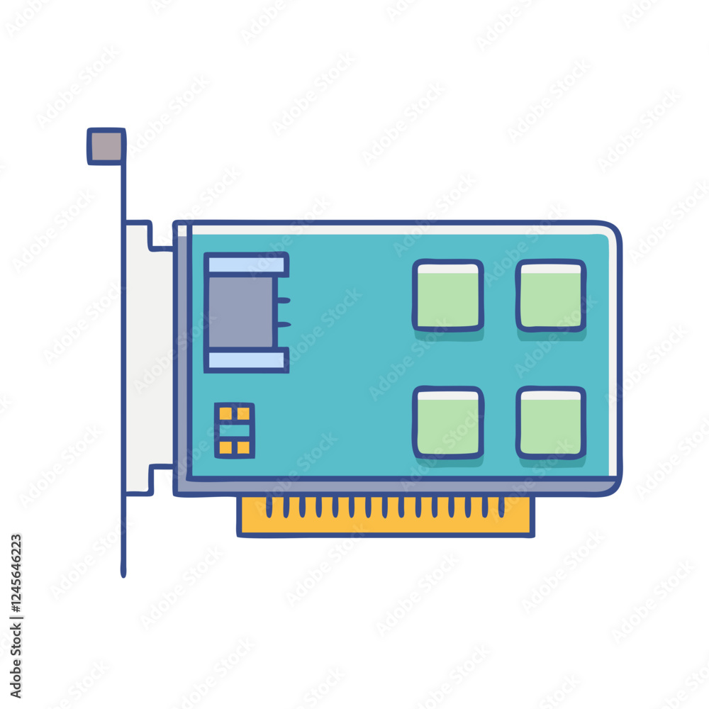network card icon, network card vector illustration-simple illustration of network card , perfect for network card logos and icons network card icon, network card vector illustration-simple illustration of network card , perfect for network card logos and icons