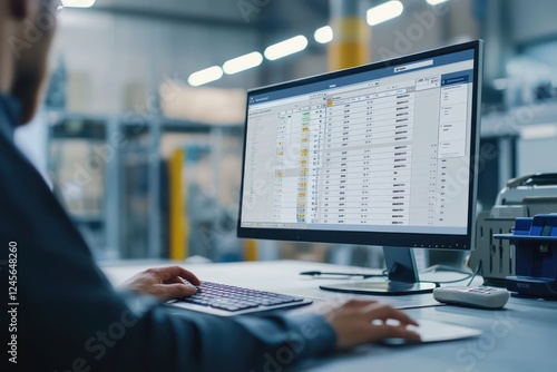 Wallpaper Mural Advanced scheduling and task management at logistics center. Torontodigital.ca