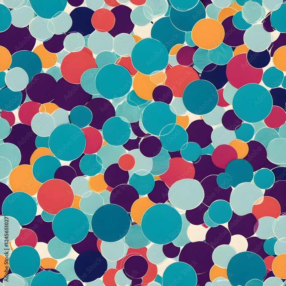 a large group of colorful circles are scattered together
a large group of colorful circles are scattered together